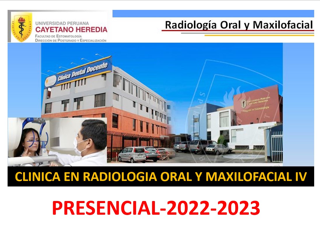 Course Image CLINICA DE RADIOLOGIA ORAL Y MAXILOFACIAL IV