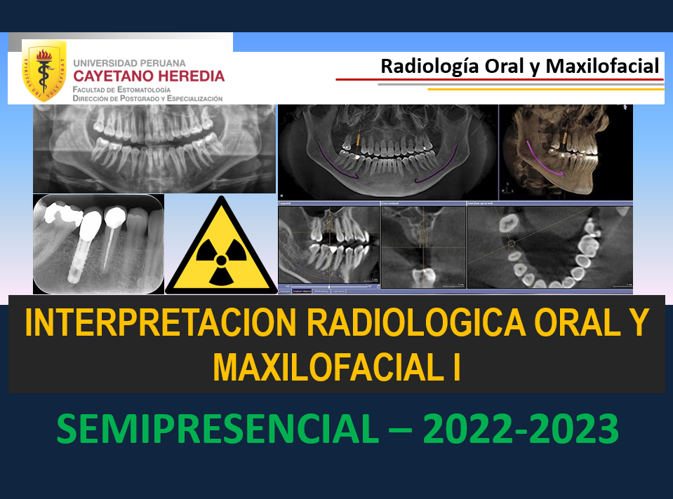 Course Image INTERPRETACION RADIOLOGICA ORAL Y MAXILOFACIAL I