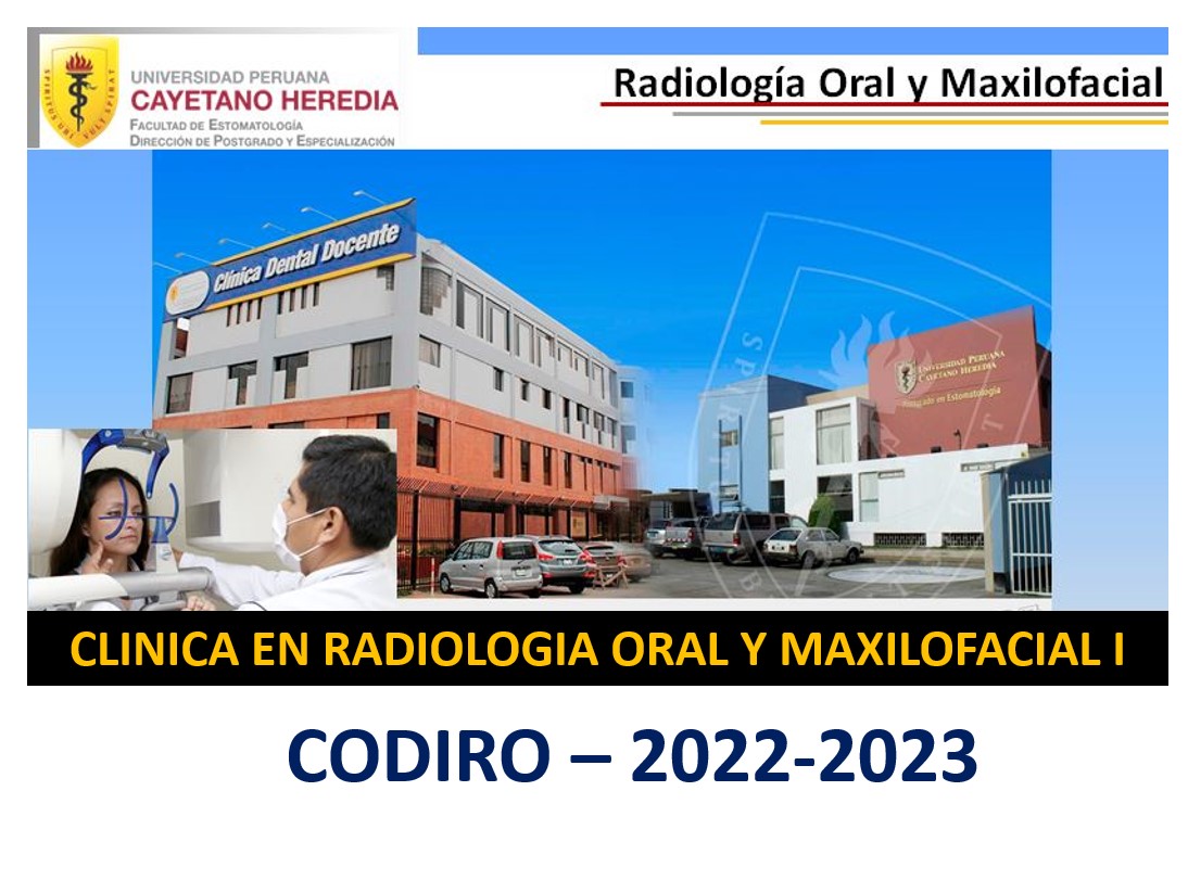 Course Image CLINICA DE RADIOLOGIA ORAL Y MAXILOFACIAL I